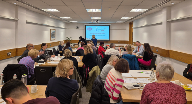 Group discussion at the Transform AKC Patient Information Meeting