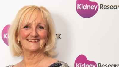 Sandra Currie CEO of Kidney Research UK receives OBE